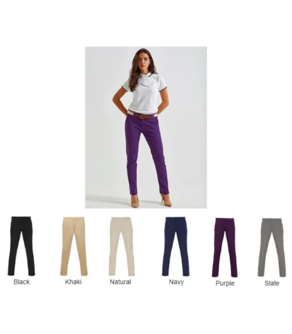 Asquith & Fox AQ060 Ladies Classic Fit Chino Trousers